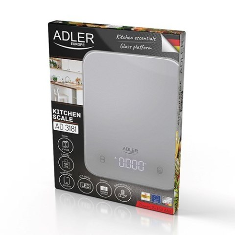 Waga kuchenna ADLER AD 3181 szara