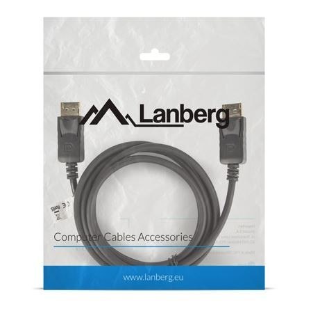 Lanberg Kabel DisplayPort M/M 4K 1.8M czarny