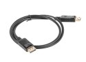 Lanberg Kabel DisplayPort M/M 4K 1M czarny