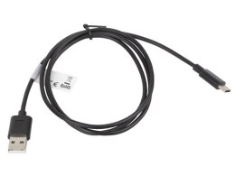 Lanberg Kabel USB-C -> USB-A M/M 1M 2.0 czarny