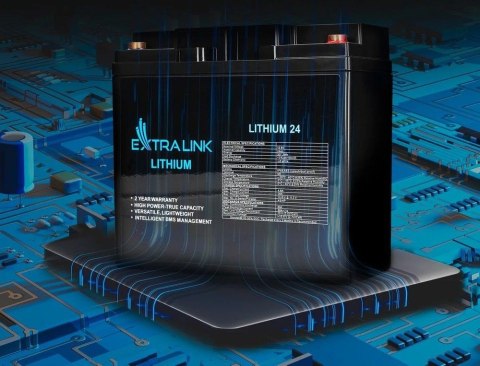 Extralink Akumulator LiFePO4 24AH 12.8V BMS EX.30424