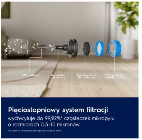 Electrolux Odkurzacz pionowy Hygienic 600 EP61HB21UV