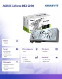 Gigabyte Karta graficzna GeForce RTX 5080 AORUS MASTER ICE 16G 256BIT GDDR7 3DP