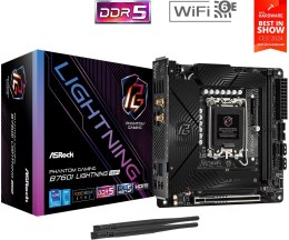 ASRock Płyta główna B760I LIGHTNING WIFI s1700 2DDR5 mITX DP/HDMI