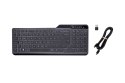 Klawiatura HP 400 Backlit Wired Keyboard przewodowa czarna 7N7C0AA