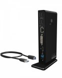 IcyBox IB-DK2241AC USB,HDMI,LAN,DVI-I,Mic