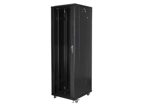 Lanberg Szafa stojąca Rack 19 cali 42U 600x800mm czarna