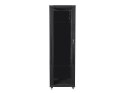 Lanberg Szafa stojąca Rack 19 cali 42U 600x800mm czarna
