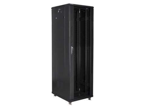 Lanberg Szafa stojąca Rack 19 cali 42U 600x800mm czarna
