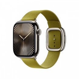 Apple Pasek w kolorze zieleni Chartreuse z klamrą nowoczesną do koperty 42 mm - rozmiar L