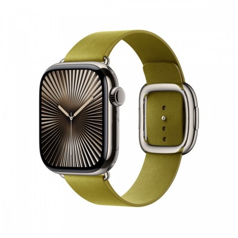 Apple Pasek w kolorze zieleni Chartreuse z klamrą nowoczesną do koperty 42 mm - rozmiar L