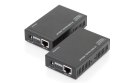 Digitus Przedłużacz/Extender HDMI HDBaseT do 70m po Cat.5e, 4K 30Hz UHD, HDCP 2.2, IR, z audio (zestaw)