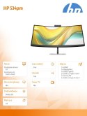 HP Inc. Monitor konferencyjny S5 Pro 534pm WQHD 9E0Z2UT#ABB