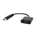 Gembird Adapter DisplayPort do VGA czarny