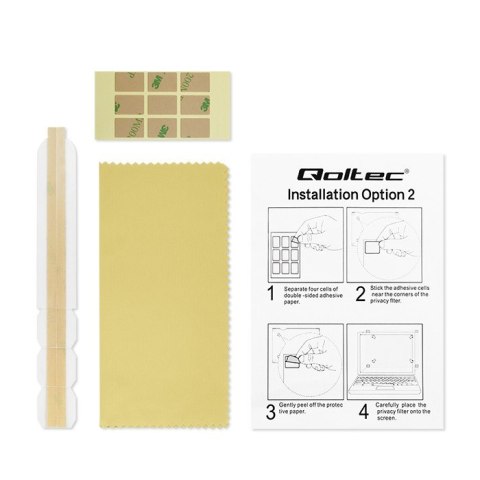 Qoltec Filtr prywatyzujący RODO | 15,6 cala | 16:9