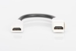 Digitus Moduł Keystone HDMI z kablem 12cm, łącznik do gniazd i pustych paneli, żeński/żeński, biały
