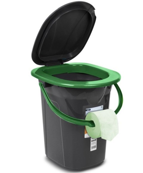 GreenBlue Toaleta turystyczna GB320BG czarno-zielona