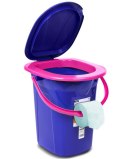 GreenBlue Toaleta turystyczna GB320BR granatowo-różowa