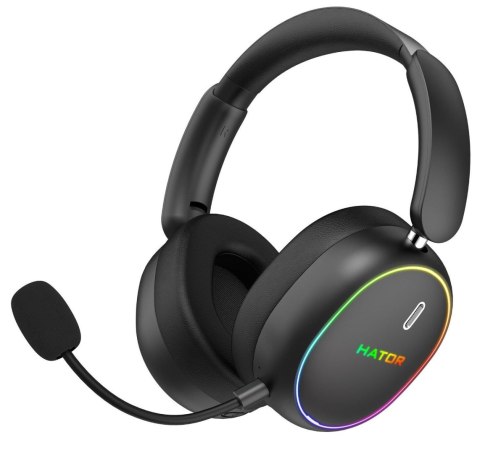 Słuchawki dla graczy Hator Phoenix 2 Wireless bezprzewodowe czarne