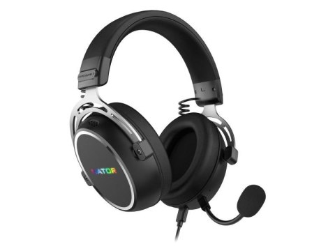Słuchawki dla graczy Hator HYPERGANG 3 USB czarne