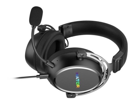 Słuchawki dla graczy Hator HYPERGANG 3 USB czarne