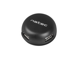 Natec Hub USB 4 porty Bumblebee USB 2.0 czarny