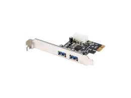 Lanberg Karta PCI Express - USB 3.1 Gen.1 2 porty + Śledź niskoprofilowy