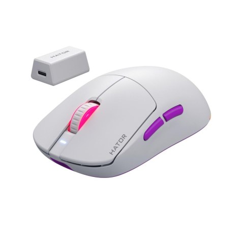 Mysz dla graczy Hator Quasar 3 Ultra 8K Wireless biała