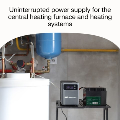 Green Cell Zasilacz awaryjny UPS AVR PowerCore 1200W/2000VA 24VDC