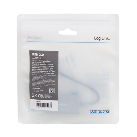 LogiLink Adapter USB3.0 do HDMI