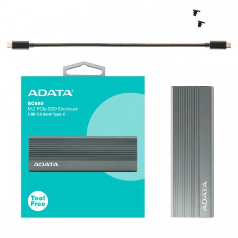 Adata Obudowa zewnętrzna SSD M.2 EC680 USB3.2C 10Gbps
