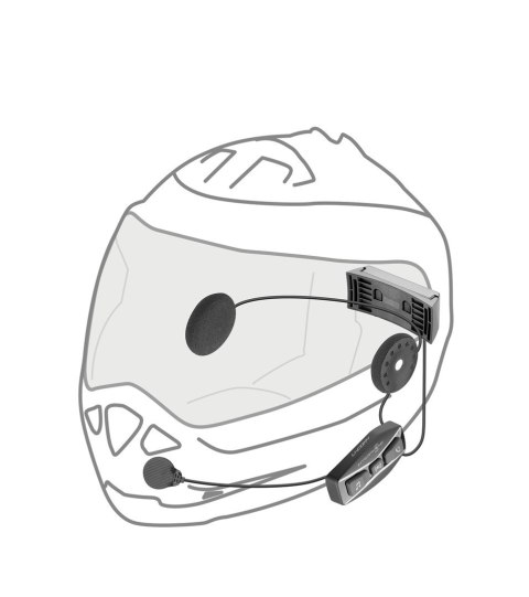 Interkom motocyklowy INTERPHONE U-COM 4, komplet na 2 kaski