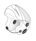 Interkom motocyklowy INTERPHONE U-COM 7R, komplet na 1 kask