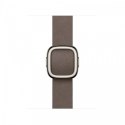 Apple Pasek w kolorze szarobrązowym z klamrą nowoczesną do koperty 42 mm - rozmiar L