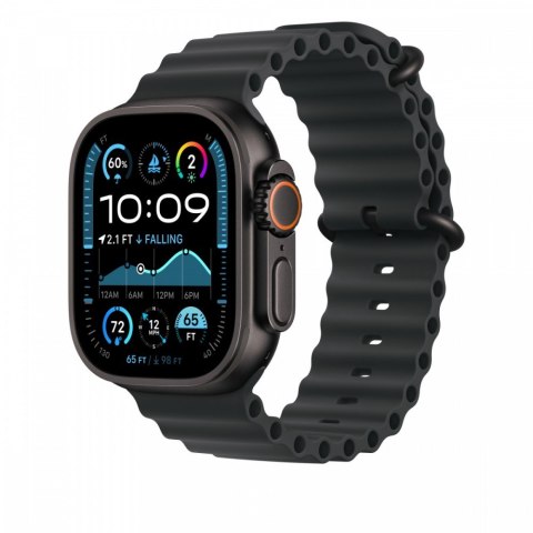 Apple Przedłużka do paska Ocean w kolorze czarnym do koperty 49 mm - elementy z tytanu w kolorze czarnym