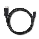 Qoltec Kabel Mini DisplayPort v1.1/ DisplayPort v1.1 | 1080P | 1,8m
