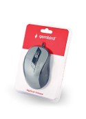 Gembird Mysz optyczna USB czarno-szara