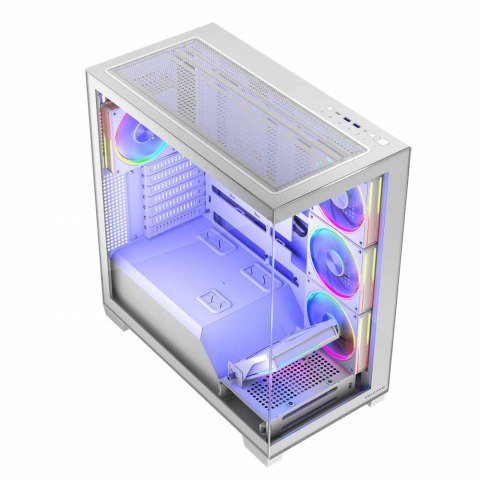 MODECOM Obudowa PC STELLAR 5F ARGB 20 Biała