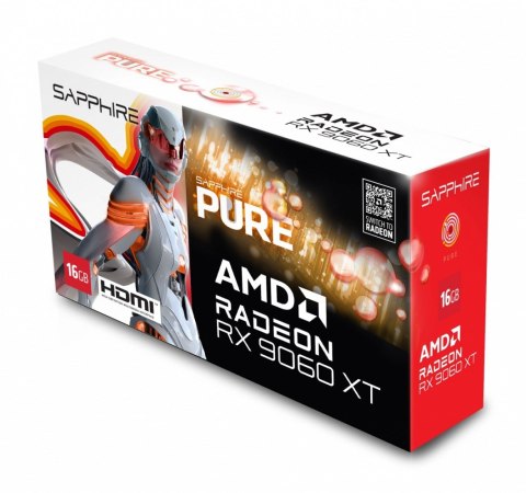 Sapphire Technology Karta graficzna Radeon RX 9060 XT PURE 16GB GDDR6 128bit DP/2HDMI
