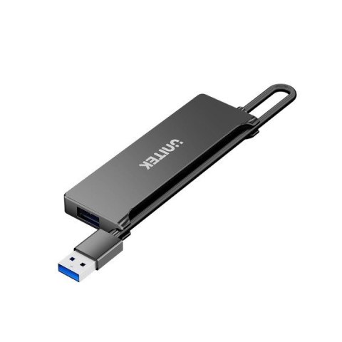 UNITEK HUB USB-A 4X USB-A 5 GBPS, CZARNY