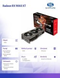 Sapphire Technology Karta graficzna Radeon RX 9060 XT NITRO+ 16GB GDDR6 128bit DP/2HDMI