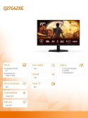 AOC Monitor Q27G42XE 27 cali Fast IPS 180Hz HDMIx2 DP