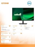 Dell Monitor E2725HM 27 LED VA 1920x1080/16:9/DP/VGA/HDMI/3Y