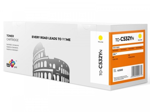 TB Print Toner do OKI C532 TO-C532YN Żółty 100% nowy