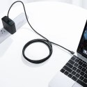AUKEY CB-CD45 kabel USB-C - USB-C 0,9m 60W PD 3A 20V nylonowy oplot czarny