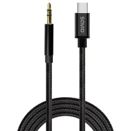 Savio Kabel USB-C do mini-Jack CL-187 1m