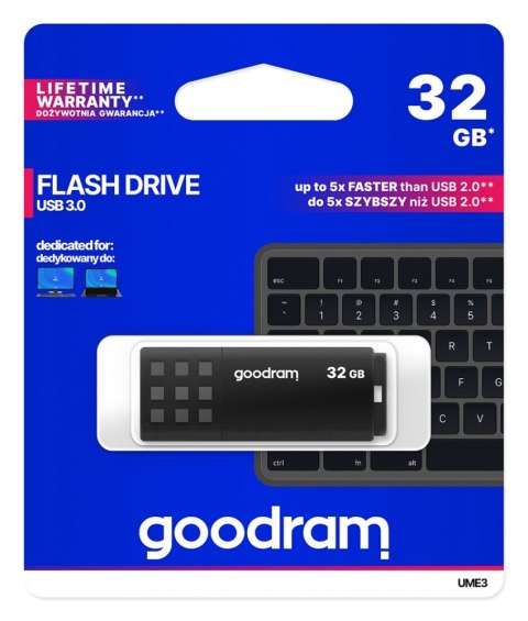 GOODRAM Pendrive UME3 32GB USB 3.0 Czarny