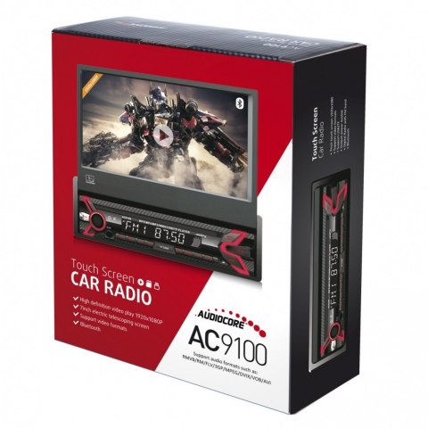 Audiocore Radioodtwarzacz panel dotykowy LCD RDS AC9100