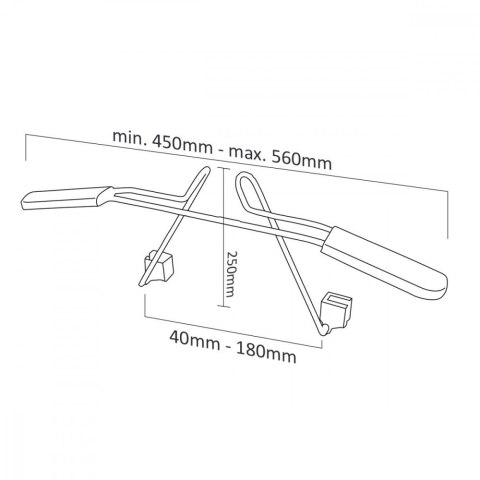 Maclean Samochodowy Wieszak Na Ubrania MC-870