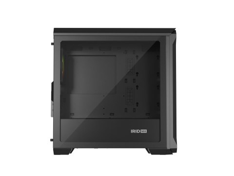 Obudowa NATEC Genesis Irid 503 ARGB NPC-1559 (Micro ATX. Mini ITX; kolor czarny)